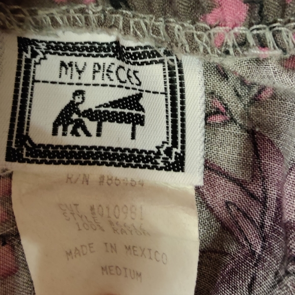 Vintage My Pieces Floral Maxi Skirt - Picture 5 of 7